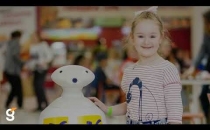 Аренда рекламного робота на Skill Park