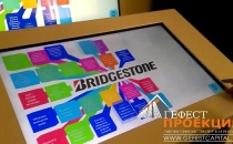 Интерактивный стол для завода Bridgestone